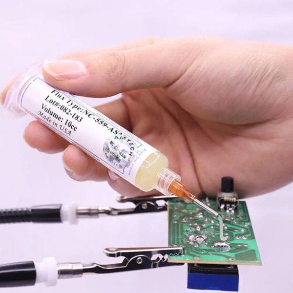FLUX NC-559-ASM-UV Pâte de soudure pour téléphone LED BGA SMD PGA RÉPARATION PCB + outils de repensage des aiguilles