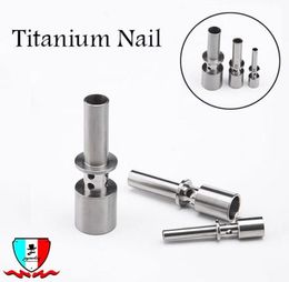 Flux titanium nagel met luchtgaten 10 mm14 mm18mm Beschikbaar Grade 2 Titanium Domeless Tia Nail3620327