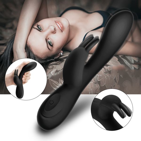 FLXUR 10 mode lapin vibrateur Sex Toy pour femmes stimulateur de clitoris vagin masseur masturbateur gode vibrateur produit de sexe adulte MX191214