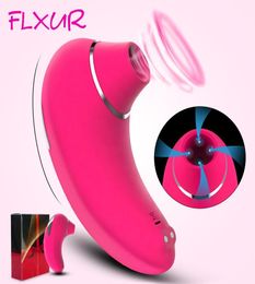 Flxur Sucker Vibrator Tinde Sucking vibrant Bulljob Clitoris Stimulator Erotic Silicone Adult Toys for Women Masturbator Y29761868