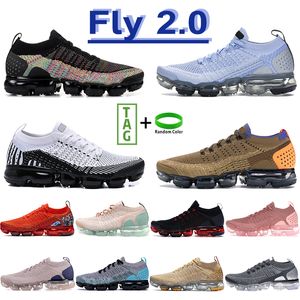 New Fly 2.0 Loopschoenen Heren Dames Sneakers CNY Mango Light Cream Animal Pack Zebra Cheetah Team Red Obsidian Tiger Elastic Athletic heren sneakers Sport Trainers