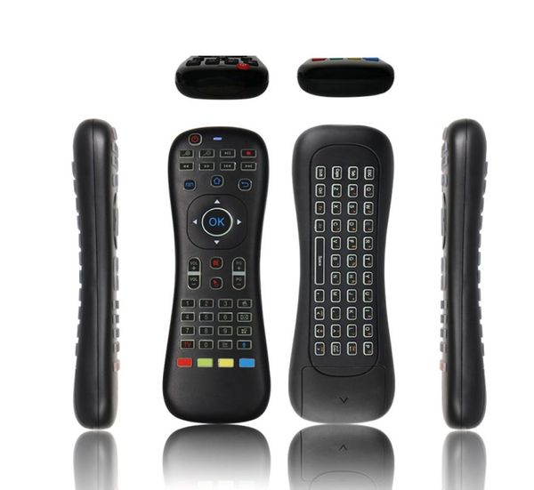 Fly Air Mouse 24G control de voz teclado inalámbrico ratón TK628 con juego de detección giroscópica para Android TV Box Media Player mini PC proj2572283