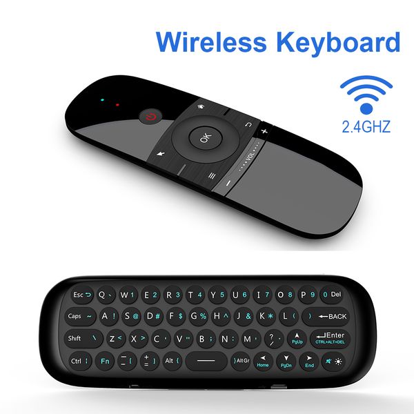 Fly Air Mouse Controles remotos Smart Home TV W1 Teclado inalámbrico Bluetooth IR para Android Box / PC / TV