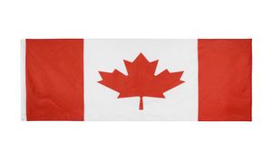 Fly Breeze 3x5ft 2x3ft 90x160cm 60x90cm Foot Canada En-tête de drapeau double cousu bannière canadien des drapeaux nationaux utilisés pour le festival H4215503