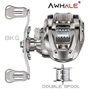 Vliegvismolens2 2023 5 1BB Magnetisch remsysteem Baitcasting Reel Overbrengingsverhouding 6 3 1 Links Rechtshandig Ultralicht wiel 231120