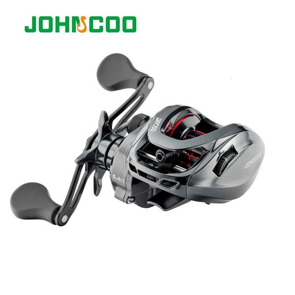 Carrete de pesca con mosca 2 carrete para baitcasting 71 1 54 salmuera Baitcaster 9BB engranaje de bobina compuesto 231117