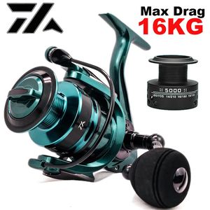 Fly Fishing Reels2 Brand High Quality Double Spool Fishing Reel 5.5 1 4.7 1 Alloy Gear Ratio High Speed Spinning Reel Casting reel Carp Saltwater 230927