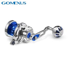 Moulinet de pêche à la mouche 2 moulinet Gomexus Slow Jigging 7 1 haute vitesse 8KG Max glisser mer pour bar LX50 230825