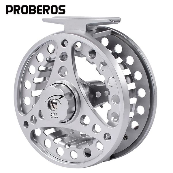 Carretes de pesca con mosca 2 PROBEROS Rueda 3 4 5 6 7 8 WT Carrete Aluminio CNC Máquina Corte Arbor grande Fundición a presión 231211