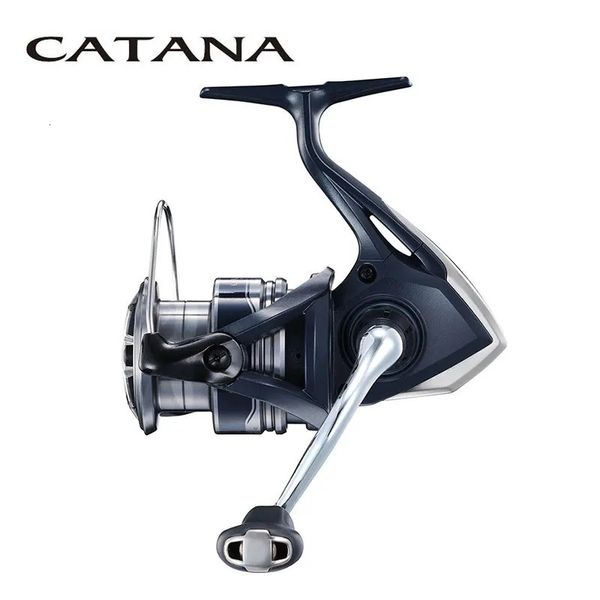 Carrete de pesca con mosca2 SHIMANO Reel CATANA carrete giratorio 2 1BB 1000 2500 3000 4000 3 0KG 8 5KG potencia agua de mar agua dulce carrete de metal 231120