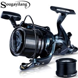 Carrete de pesca con mosca 2 Sougayilang Reel 131BB 1 Relación de engranaje Jigging Max Drag 25 KG Anticorrosión Spinning para pesca de agua salada 231011