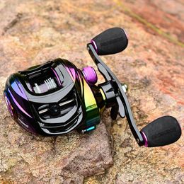 Vliegvismolens2 ZWICKE 1PCS 9 1BB Metalen Spoel Bait Casting Reel 10KG Max Drag Baitcasting 7 2 1 Hoge snelheid Ultralight Kleurrijk 231120