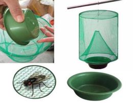 Fly Kill Pest Control Trampa Herramientas Reutilizable Colgando Fly Catcher Killer Flytrap Zapper Cage Net Trap Suministros de jardín Killerflies CCA8934044