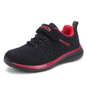 Fly Woven Mesh Children's Running Girls Lightweight Kids Sneakers Boys Shoes 210303