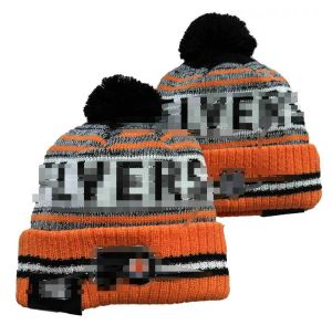 Flyers Beanies Bobble Hats Baseball Ball Caps 2023-24 Fashion Designer Embet Hat Chunky Gebreide Faux Pom Beanie Christmas Sport Geknit hoed