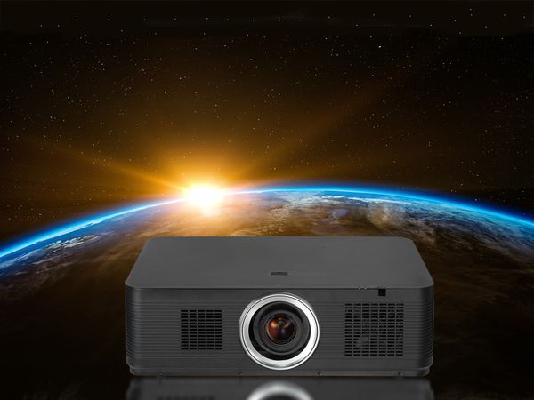 Flyin 10000 lúmenes mapeo 3D 4K tecnología de visualización de alto brillo para exteriores publicidad en vídeo proyector láser 3LCD con altavoz