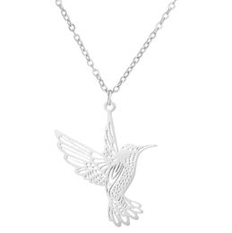 Colliers volants American Eagle Hawk en acier inoxydable en acier inoxydable Woodpecker Hummingbird Kingfisher BEAK Speed Bird Choker Collar pour les femmes