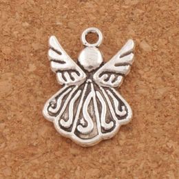 Pendentifs à breloques ailes d'ange volant, lot de 120 pièces, 21, 5x15, 4mm, argent Antique, L216, résultats de bijoux, composants 209L