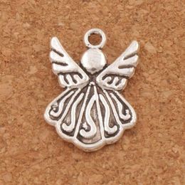 Pendentifs à breloques ailes d'ange volant, 120 pièces, lot de 21, 5x15, 4mm, argent Antique, L216, résultats de bijoux, composants 250x