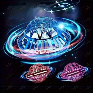 Vliegende bal Boomerang Vliegspeelgoed Magie met LED-verlichting Drone Hover Ball Stressvrij Vliegende Spinner Fidget Speelgoed Kinderen Familiecadeaus