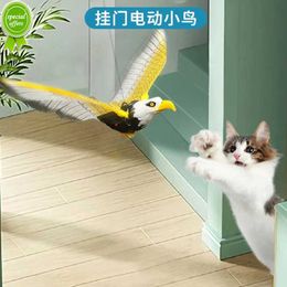 Pájaro volador, juguetes interactivos para gatos, pájaro de simulación, colgante eléctrico, águila, gato, juego de burlas, palo para gatos, cuerda para rascar, juguete para perros y gatitos