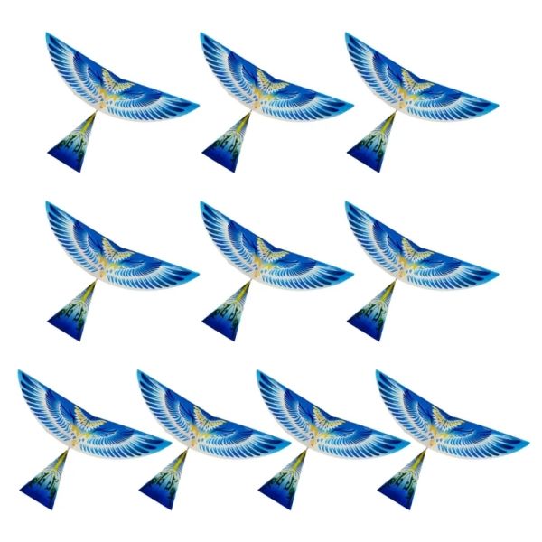 Flying Birds Kites Elastic Rubber Band Powered Flying Birds Kites Funny Kids Toy Gift Outdoor Sports 10pcs pour DropShipping