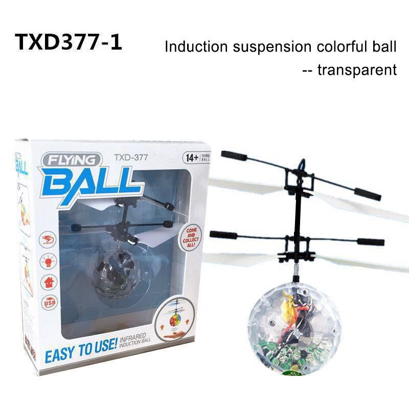 Flying Copter Ball Aircraft Helicopter LED Lampeggiante Light Up Giocattoli Induzione Sensore giocattolo elettrico per bambini Bambini Natale con pacchetto