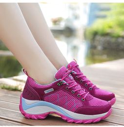 Designer Sneakers voor Dames Wandelschoenen trainers vrouwelijke sneakers Bergbeklimmen Outdoor wandelen dame dames sportschoenen groot formaat concurrerende prijs item 021 goed