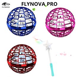 Flynova Pro Flying Spinner Ball UFO Boomerang Soaring Orb Toys Flyorb Drone Stress Release 220321