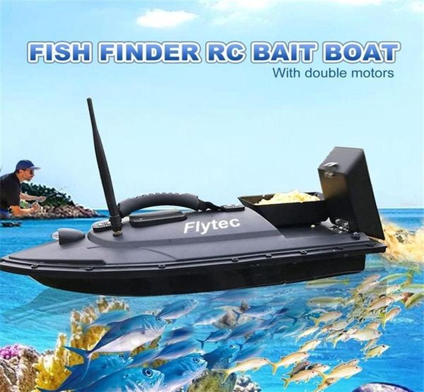 Flytec 20115 Herramienta Smart RC Bait Toy Dual Motor Fish Control remoto Barco de pesca Barco T200721272H7848406