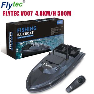 Flytec V500 V007 Visaas RC Boot 500M Afstandsbediening Fishfinder 5.4 km/u 2-24 h Gebruik tijd Dubbele Motor Outdoor Speelgoed Met Zender 201204