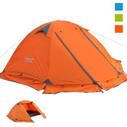 Flytop 23Persons 4sonsons rok Tent Camping Outdoor Outdoor Dubbele lagen Aluminium Pole Anti Snow Travel Family Ultralight Tourist 240416