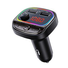 Transmetteurs FM Bluetooth chargeur de voiture sans fil charge rapide C21 double chargement USB lecteur Mp3 Kit de voiture