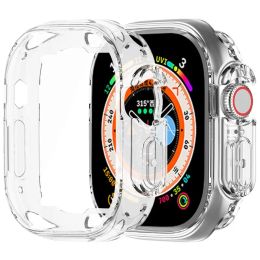 Voor Apple Smart Horloges Ultra 8 Serie 49mm 1.99 Inch Scherm Gemengde Kleur Draadloos Opladen Silicagel Mode horloge Screen Case