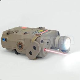 FMA AN-PEQ-15 Verbeterde functionele editie Batterijbox LED Wit + Rode laserindicator met IR-lens