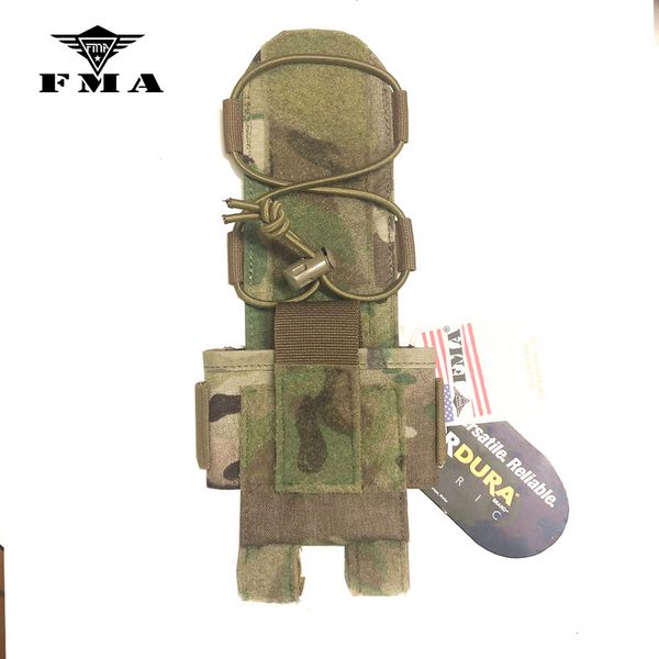 FMA Tactical Pouch Mk2 Battery Batch Bag Multicam pour Fast PJ BJ CaMo Camo Hunting Airsoft Helmet Battery Sacs Caps Cover