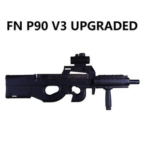 FN P90 V3 Nylon Water Speelgoedpistool Elektrische Gel Blaster Pistool Speelgoed Voor Jongens Waterpistool Pistolas De Bolitas Gel mosfet Upgrade