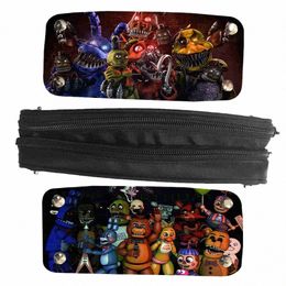 FNAF Bolsa de lápiz Anime Animal Freddy Chica Foxy Galaxy UT Caso casual Mujeres Hombres para adolescentes Niños Niñas Kid Caja de lápiz Bolsos F7ZN #