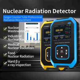 FNIRSI GC-01 compteur Geiger détecteur de rayonnement nucléaire détecteur de rayons X bêta Gamma dosimètre testeur radioactif de rayons Y HKD230826