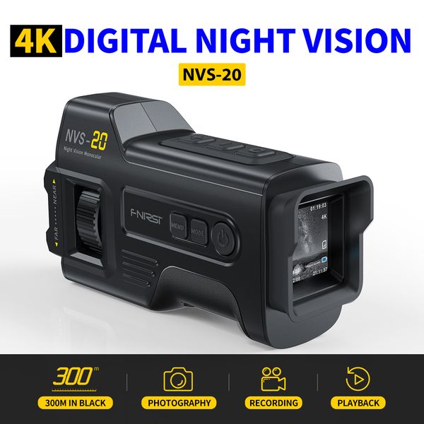 FNIRSI NVS-20 4K Color Full Color High-Definition Vision nocturne Small Portable Outdoor Night Optical Imageur