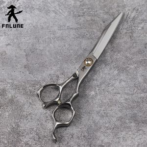 FnLune 6.5 pouces VG-10 lame étrange ciseaux de Salon de coiffure professionnels coupe outils de barbier coupe de cheveux cisaillement ciseaux de coiffure 240228