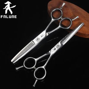 FnLune 60 VG10 tijeras profesionales de peluquería accesorios de corte de peluquero herramienta de peluquería 240126