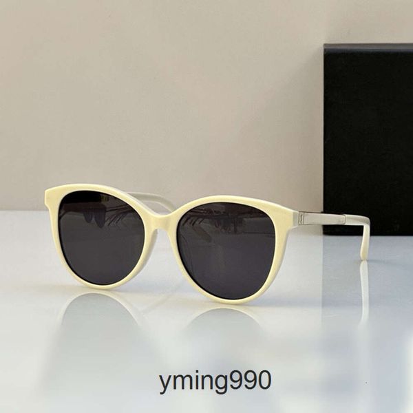 fo SAINT LAURENTS YSL gafas de sol redondas gafas de sol de mujer SL gafas de sol de diseño Marco de acetato de estilo retro europeo y americano gafas de alta calidad 1V4Z