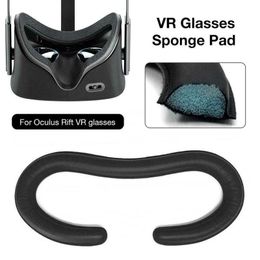 Almohadilla de espuma de repuesto para ojos para auriculares Oculus Rift Cv1, accesorios de espuma negra, cubierta de realidad Vr Pu de cuero Virtual