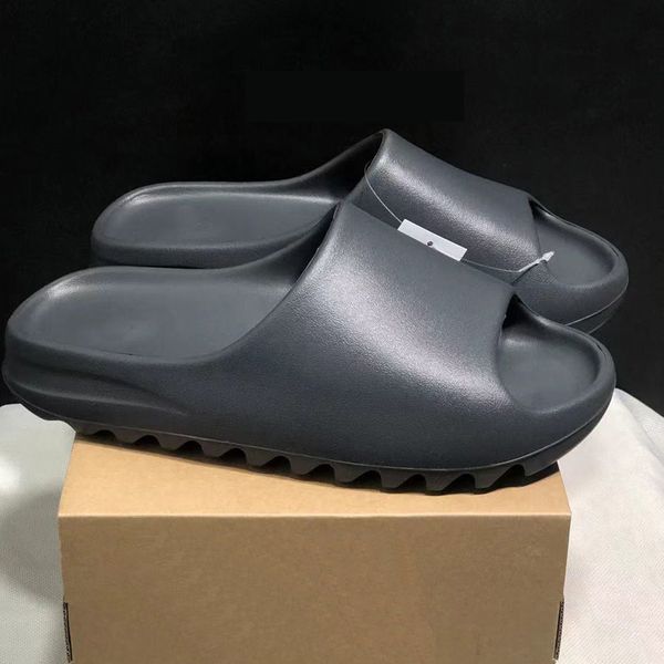 Diapositivas de espuma Zapatillas de diseñador para hombre Sandalias para mujer Zueco EVA Cómodo Resplandor Verde Hollín Ónix Negro Hueso Resina Desierto Arena Diapositivas Deslizador