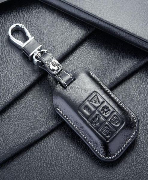 Funda de cuero para llavero FOB, funda para llave de coche, portallaves, cartera, bolsos, llaveros, accesorios para coches 5382078