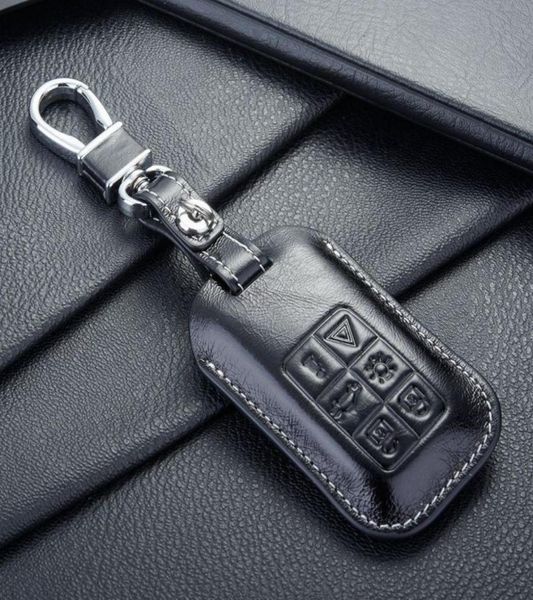 Funda de cuero para llavero FOB, funda para llave de coche, portallaves, cartera, bolsos, llaveros, accesorios para cars6937076