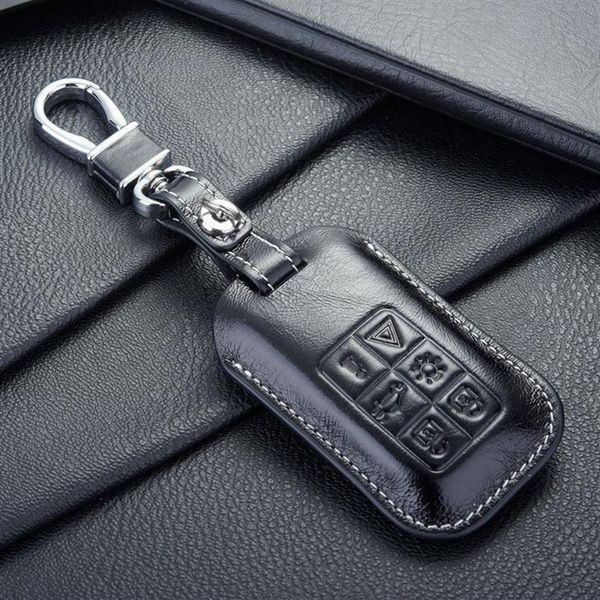 FOB cuir porte-clés housse pour auto volvo porte-clés shell porte-clés portefeuille sacs porte-clés accessoires pour volvo cars271c