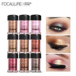 FOCALLURE 18 couleurs paillettes liquide fard à paupières miroitant brillant diamant éclaircir Pigment ombre à paupières poudre maquillage cosmétiques pour les femmes 231220