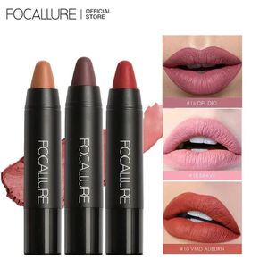 Focallure 31 kleuren matte lippenstift langdurige waterdichte sexy lipbalm non-stick lip tint lip potlood make-up cosmetica voor vrouwen 240415